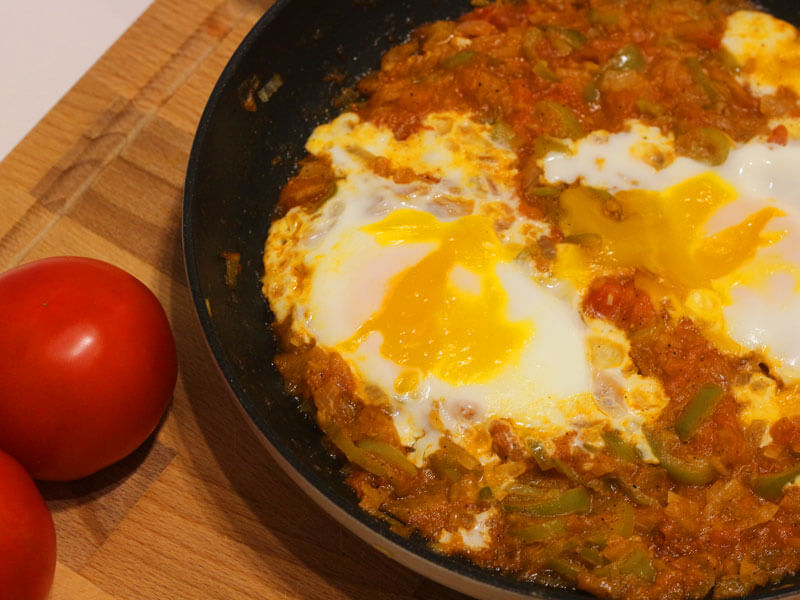 Menemen Rezept Vegetarisch - Türkisches Melemen