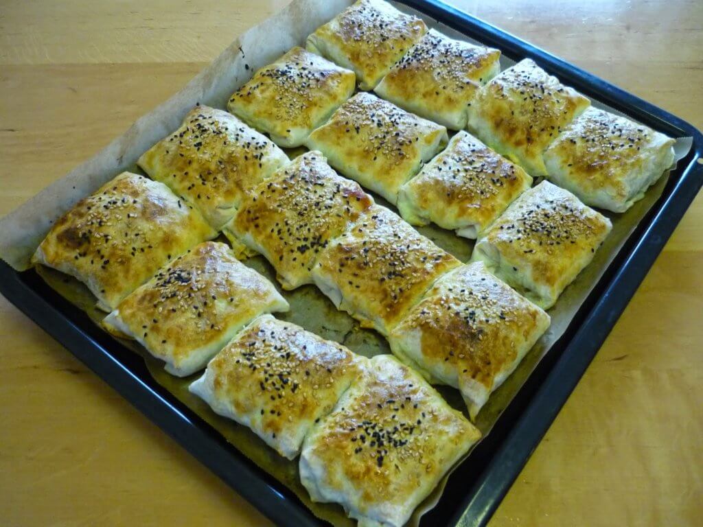 Börek mit Hackfleisch Rezept - Kıymalı Bohça Börek Tarifi