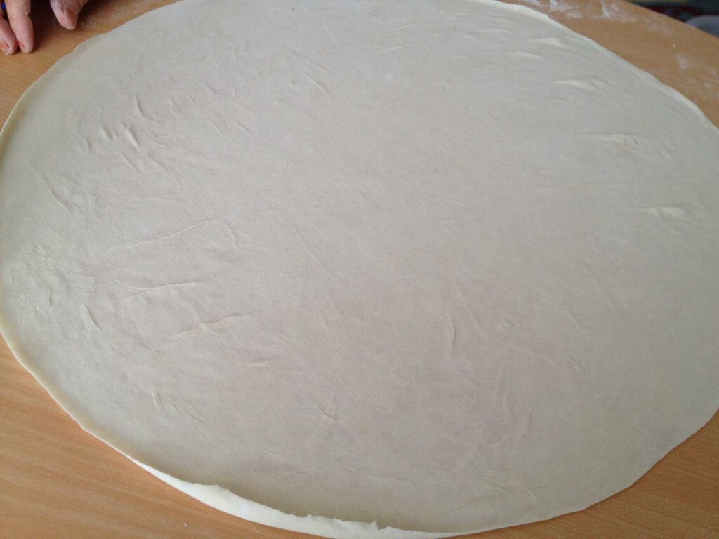 Pfannkuchen mit Spinat und Käse Rezept - Ispanaklı Peynirli Gözleme Tarifi