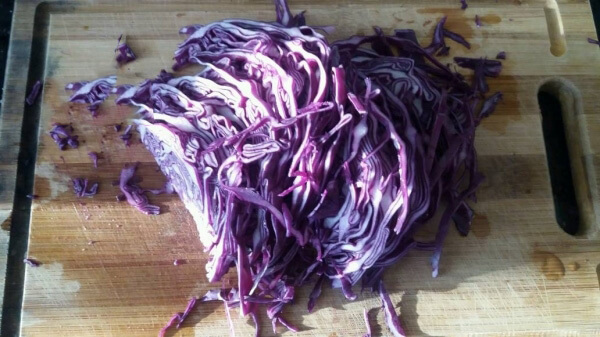 Rotkohl mit Mais - Mısırlı Mor Lahana