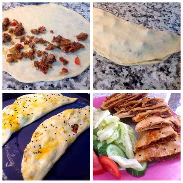 Börek mit Hackfleisch aus dem Ofen - Fırında Kıymalı Börek