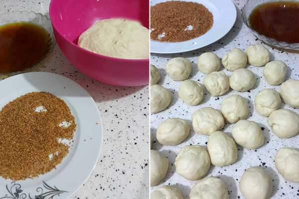 Sesamringe mit Milch - Sütlü Simit