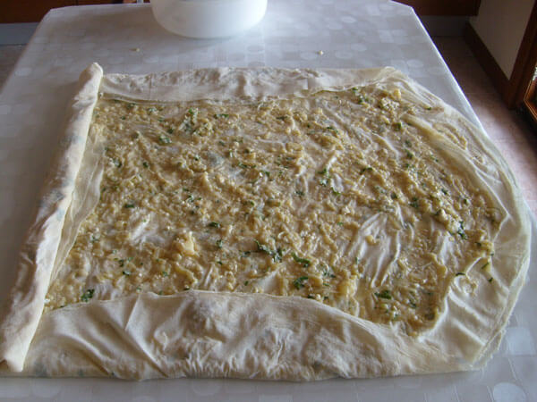 Börek mit Kartoffel - Patatesli Rulo Börek