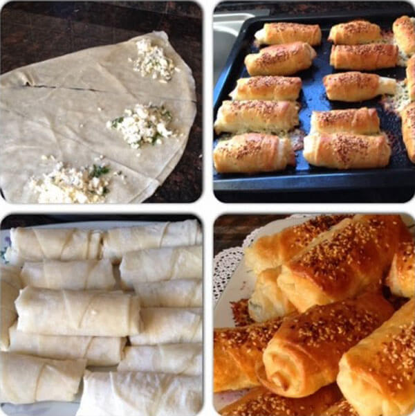 Börek mit Käse - Peynirli Yufka Böreği