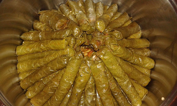 Gefüllte Weinblätter - Zeytinyağlı Yaprak Sarması