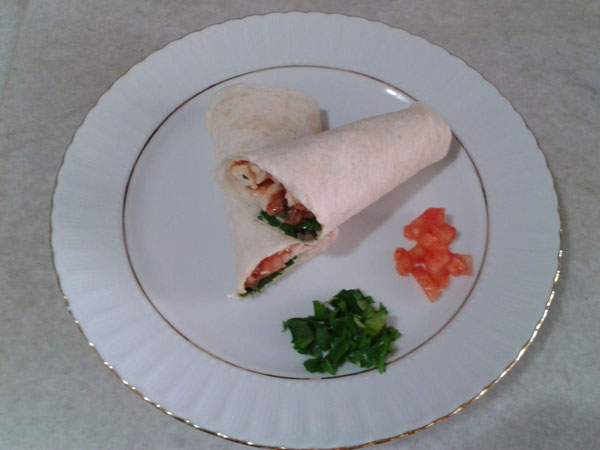 Türkische Wraps mit Hähnchen - Pratik Tavuk Tantuni