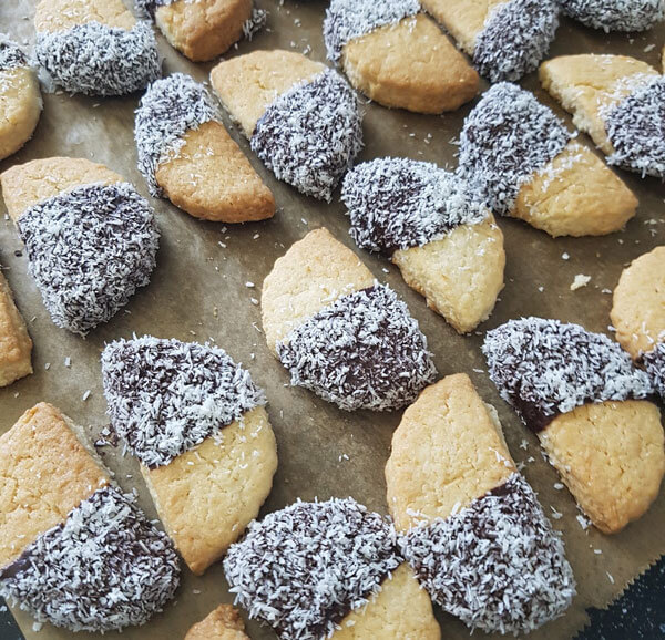 Plätzchen mit Kokosnuss Hindistan Cevizli Kurabiye