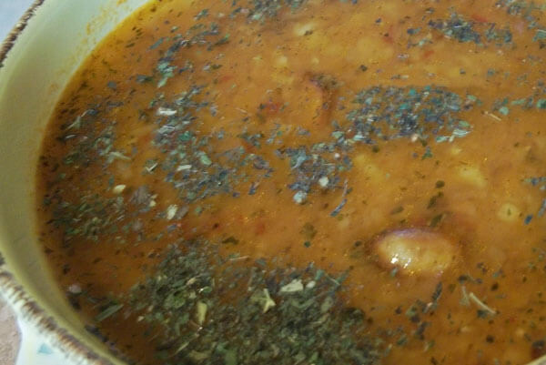 Regionale Suppe - Ekşili Mahluta Çorbası