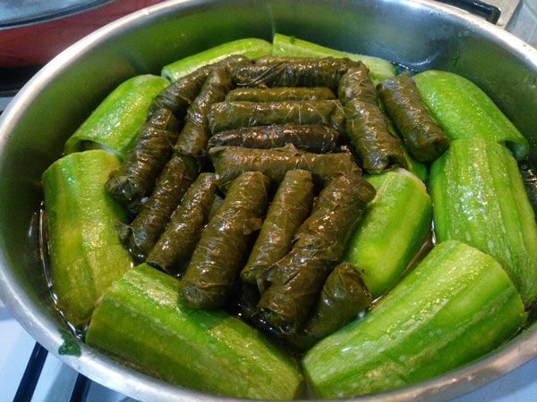 Gefüllte Zucchini - Kıymalı Kabak Dolması