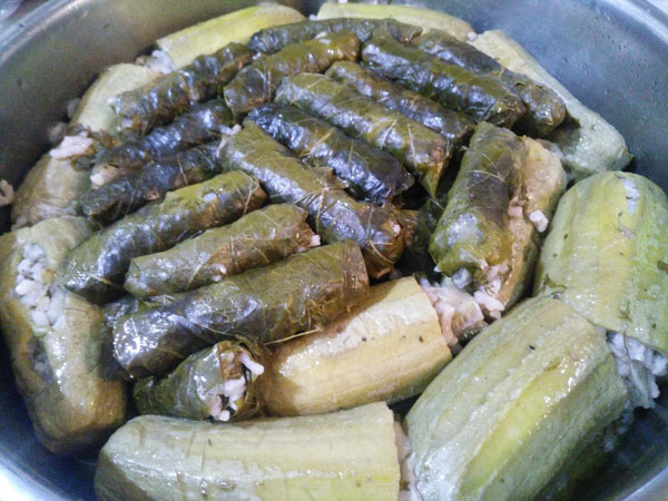 Gefüllte Zucchini - Kıymalı Kabak Dolması