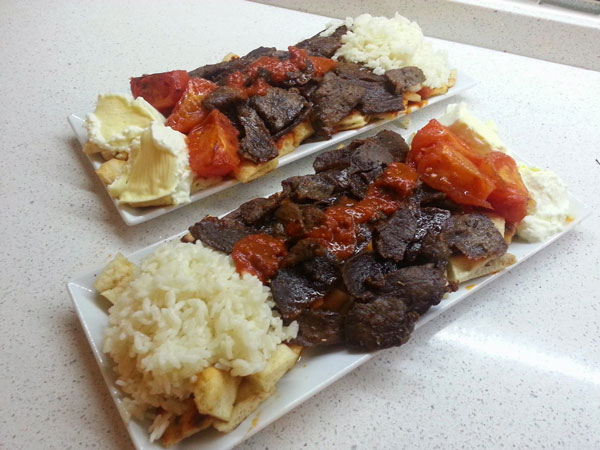 Hausgemachte Iskender - Evde İskender