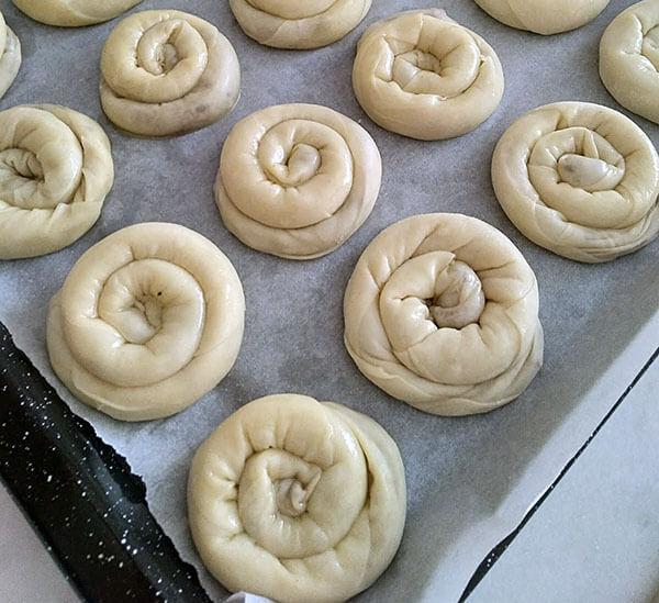 Börek mit Hackfleisch - Kıymalı Gül Böreği