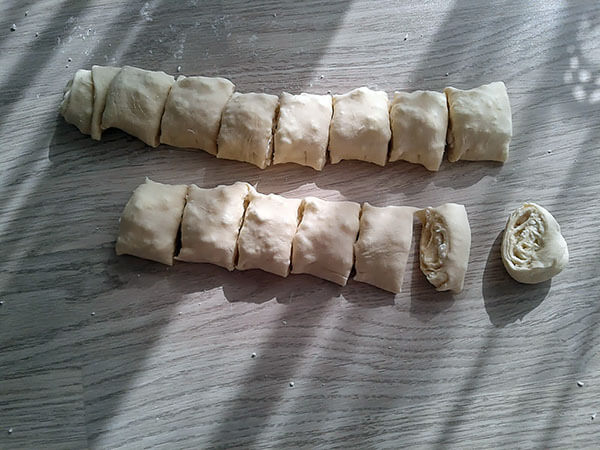 Börek mit Käse - Peynirli Gül Böreği