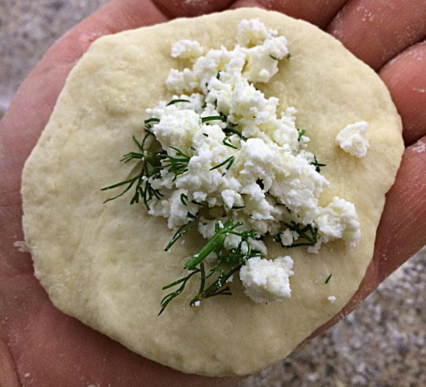 Gebäck mit Käse - Peynirli Poğaça