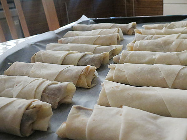 Börek mit Champignons - Mantarlı Börek