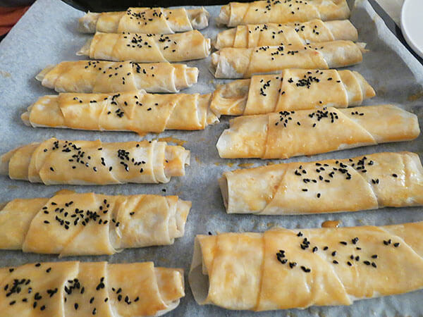 Börek mit Champignons - Mantarlı Börek