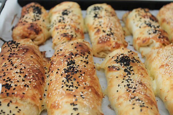 Börek mit Gemüse - Sebzeli Börek